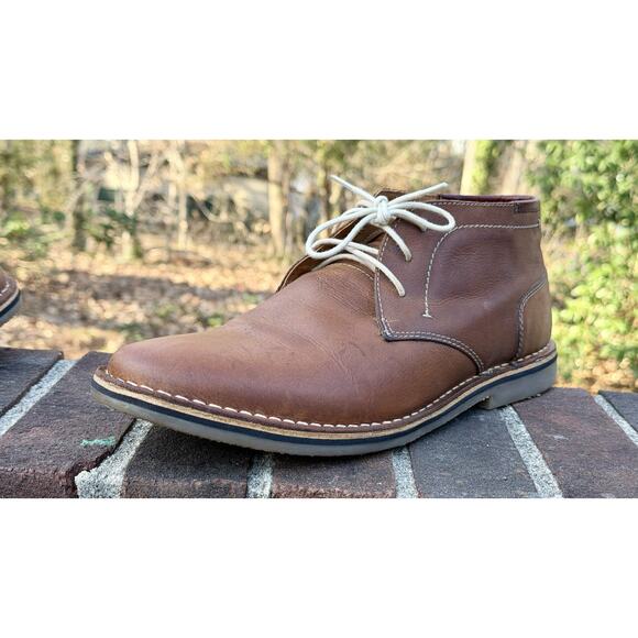 Steve Madden Heston Chukka Boots Tan Leather - Worn Twice/Cleaned Men’s Size 12 main image 4